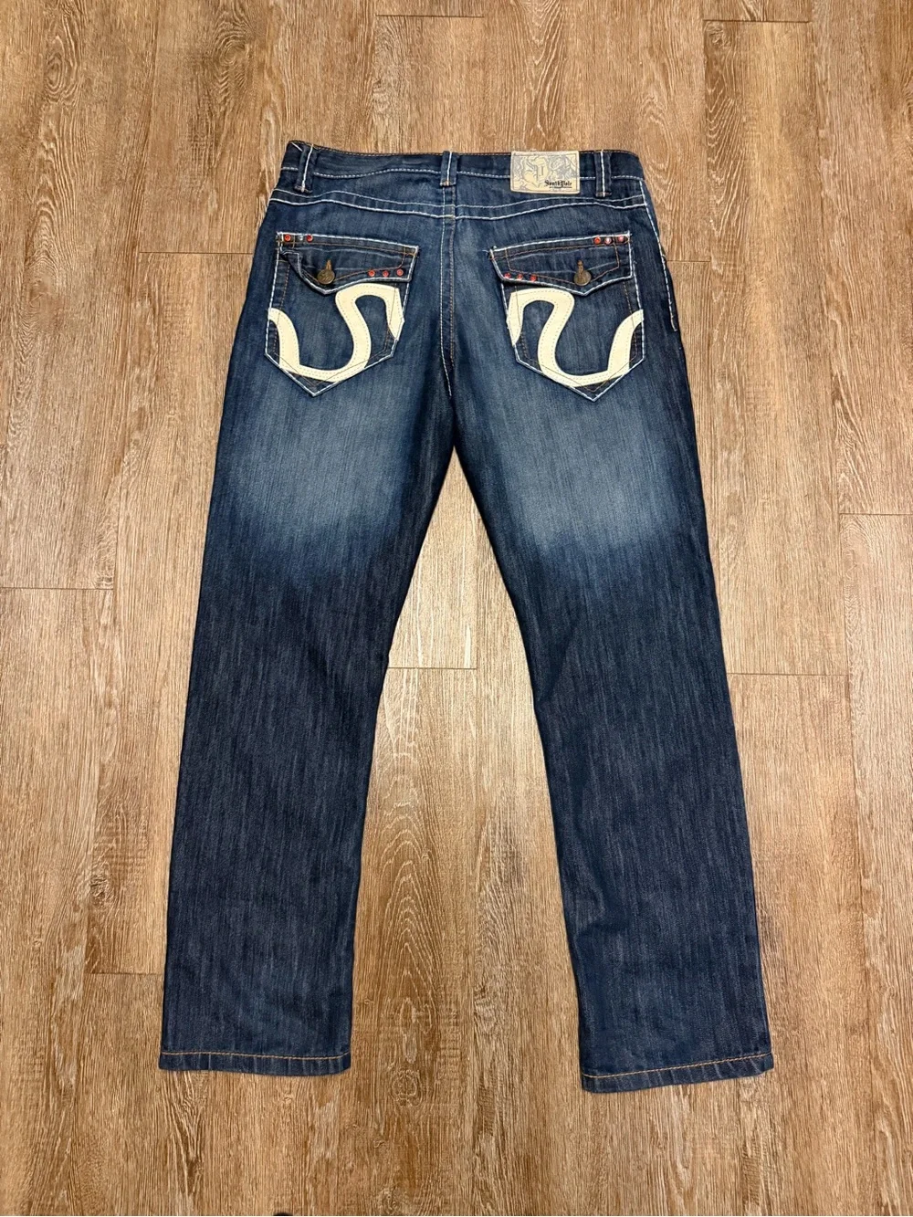 South Pole Men's Indigo Straight Jeans